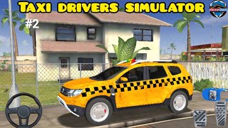 Taxi drivers simulator games mobile Android Gameplay jeek gaming 🚖👮 viralvideo videogame games 2 [upl. by Sheena673]