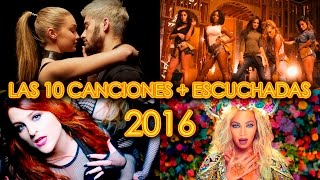 CANCIONES MÁS ESCUCHADAS 2016  VIDEOS MÁS VISTOS EN YOUTUBE DE MÚSICA  PARTE 1  WOW QUE PASA [upl. by Nolasba]