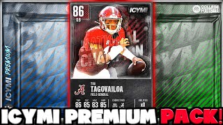 ICYMI PREMIUM PACK amp BOOSTER PACK ICYMI PACK OPENING COLLEGE FOOTBALL 25 ULTIMATE TEAM [upl. by Adnalra]