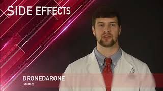 Dronedarone or Multaq Medication Information dosing side effects patient counseling [upl. by Combes102]