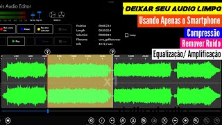 Como Deixar o Áudio dos Seus Videos Sem Ruídos Aplicativo AndroidEdição no celular [upl. by Biancha]