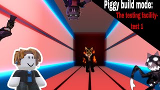 Piggy build mode  the testing facility test 1 Roblox [upl. by Rivkah261]