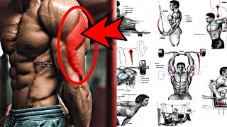 أفضل و أقوى التمارين لتضخيم و نحث الرأس الجانبية للترايسبس فعالة 100lateral head triceps workout [upl. by Pack]