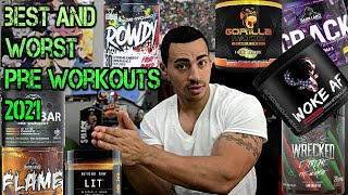 BEST and WORST Pre Workouts 2021 [upl. by Manlove]