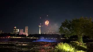 Niagara Falls Fireworks Full Show2024 [upl. by Beaston]