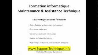 Cours de Maintenance 1 Introduction  Soutien et support technique assistance technique info [upl. by Gathers]