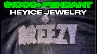 MY NEW CUSTOM 1000 PENDANT FROM HEYICE [upl. by Aiz]