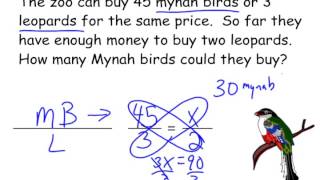 How to Solve Word Problems Using a Proportion [upl. by Ennovaj890]