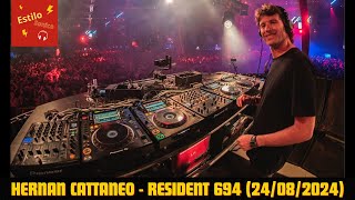 HERNAN CATTANEO  Resident 694  Tracklist 24082024 [upl. by Nylidnarb]