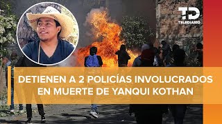 FGR detiene a dos de los policías de Guerrero que mataron al normalista Yanqui Kothan [upl. by Kirimia874]