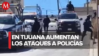 Agente de policía herido en enfrentamiento en la colonia centro de Tijuana [upl. by Dominic999]