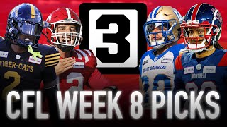 Free CFL Picks and Predictions Week 8  CFL Free Picks Today [upl. by Hirasuna]