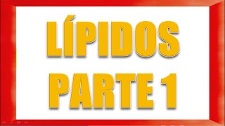 LÍPIDOS PARTE 1 ÁCIDOS GRASOS 1 [upl. by Cohla]