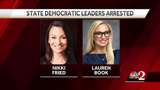 2 Florida Democratic leaders arrested while protesting abortion bill [upl. by Araiek245]