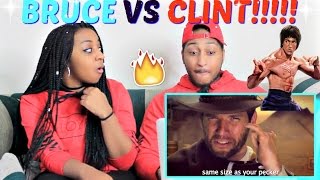 Epic Rap Battles of History Season 2 quotBruce Lee vs Clint Eastwoodquot REACTION [upl. by Aciretal]