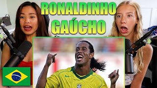 American Girls React to LEGENDARY Moments By Ronaldinho 🇧🇷 [upl. by Lepine]