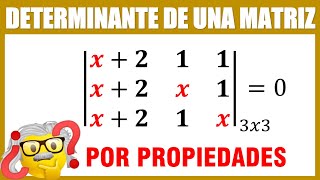 Aplicación de las Propiedades de los Determinantes [upl. by Lerual]