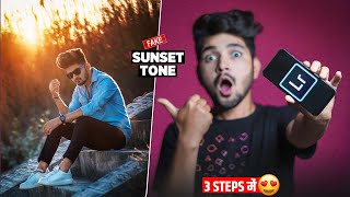 Lightroom Mobile Sunset Look Photo Retouching Tutorial  NSB Pictures [upl. by Ricoriki]