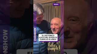 EL HISTÓRICO LOCUTOR RIVERITO CUMPLIÓ 92 ANOS [upl. by Ayom929]