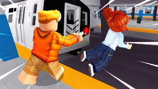 ROBLOX RAGDOLLS Get BULLIED in SUBWAY [upl. by Acinomahs]