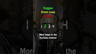 Reggae Drum Loop  130bpm reggaedrums drumbeat reggae [upl. by Keven]