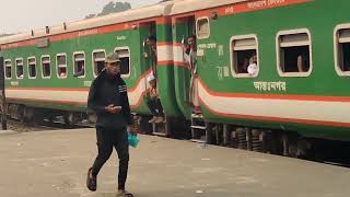 কিশোরগঞ্জ এক্সপ্রেস ট্রেন kishorganj Express train ভৈরব রেল স্টেশন [upl. by Kramal]