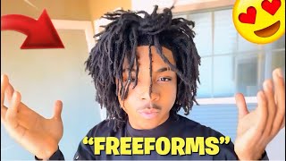 The ULTIMATE Freeform Dread Tutorial And Hair Journey [upl. by Woodsum]