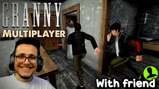 Playing Granny ch 1 With My Friend  granny multiplayer granny [upl. by Ennalorac516]