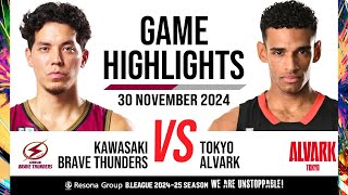 Kawasaki Brave Thunders vs Alvark Tokyo  Game Highlights [upl. by Gow618]