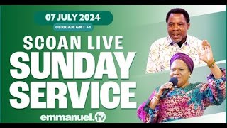 THE SCOAN SUNDAY SERVICE BROADCAST 070724 ProphetTBJoshua PastorEvelynJoshua Emmanueltv Scoan [upl. by Ainala730]