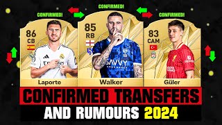 FIFA 25  NEW CONFIRMED TRANSFERS amp RUMOURS 🤪🔥 ft Walker Laporte Guler etc [upl. by Alberic]