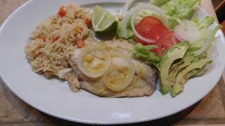 Pescado Tilapia Receta fácil deliciosa y saludable [upl. by Ahsiekit]