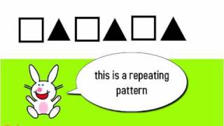 REPEATING PATTERNS USING SHAPES [upl. by Etyak408]