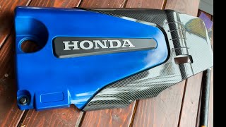 How to paint plastic with anodized blue paint 20182022 accord 15 valve cover10thgenaccord [upl. by Ecital353]