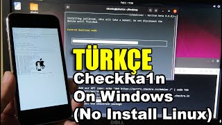 İos 12  1401 Checkrain Jailbreak Yapma Windows Bootra1n [upl. by Ailes150]