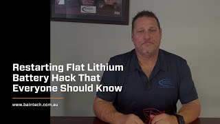 Restarting Flat Lithium Battery Hacks That Everyone Should Know [upl. by Chantal]