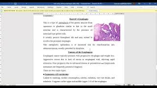 L28 Pathology Tumors of the Esophagous [upl. by Noral]