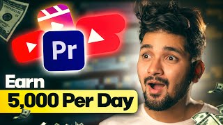 How To EARN ₹580737 From Video Editing in ONE Month [upl. by Ecyoj602]