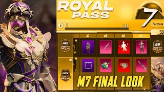 M7 royal Pass Final Look  Pubg Mobile [upl. by Eelac105]