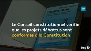 Cest quoi le Conseil constitutionnel   Franceinfo INA [upl. by Gaidano974]