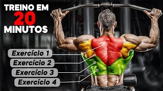 Treino Para Crescer as Costas em 20 MINUTOS [upl. by Alenoel73]