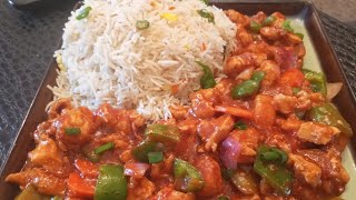 Chicken shashlik recipe with egg fried rice  Easy chicken shashlik BehindTheFlavor [upl. by Nonahs10]