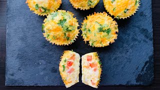 Egg Muffins 4 ways  How to make Egg Muffins  Breakfast Recipes [upl. by Adnomar]