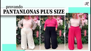 PANTALONAS PLUS SIZE CALÇAS E BLUSAS DO POP PLUS [upl. by Barbe]