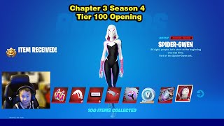 Fortnite Chapter 3 Season 4 Tier 100 Opening with reactions from Aiden ChiChang [upl. by Columbus521]