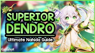 EVRYTHING DENDRO • Best Nahida Build  Artifacts Weapons Teams Showcase  Genshin Impact [upl. by Trela710]