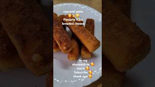 caşcaval pane panierte Käse breaded cheese youtubeshorts food foodblooger cooking videohowto [upl. by Ttevy]