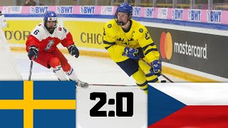 SVERIGE VS TJECKIEN VÄRLDSMÄSTERSKAP I HOCKEY U18 [upl. by Lorenzo]