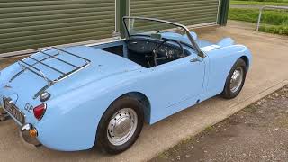 1960 Austin Healey Frogeye Sprite restored [upl. by Ilario]