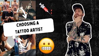 How to Choose a Tattoo Artist [upl. by Ellemrac]